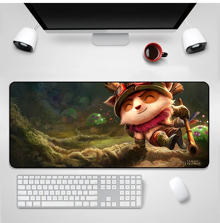 YIMAOC League Of Legends Teemo коврик для Мыши Компьютерный коврик для мыши Противоскользящий коврик для игровой мыши из натурального каучука 30x60 см