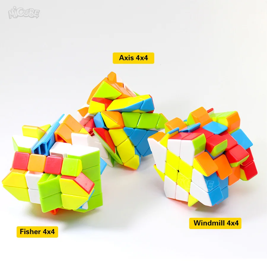 Fanxin Axis Fisher ветряная мельница 4x4 Cube Stickerless 4x4x4 Magic Cubes Higth Diffuclty профессиональная головоломка для детей