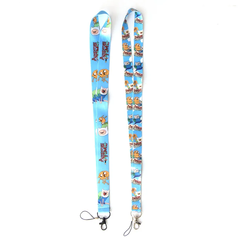 V213 время приключений мультфильм брелок Lanyards Id значок держатель ID карты пропуск