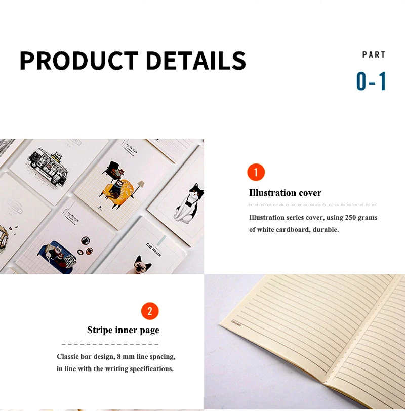 6 шт./лот Deli A5(210x148 мм) B5(250x175 мм) шовная книга записная книжка мультяшная обложка книги студенческие Детские блокноты s