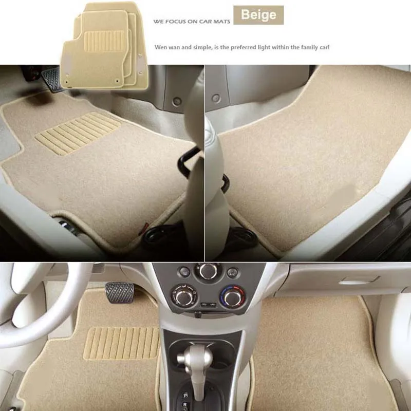 5 шт. Премиум Авто ткань нейлон Противоскользящие коврики ковер для VolksWagen Touran 2003