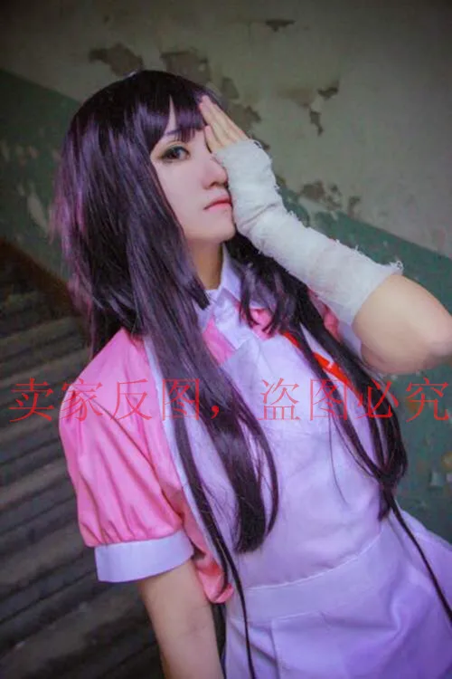 S 3XL изготовление размеров под заказ Danganronpa2 Аниме игра Новый мультфильм Cos Mikan Tsumiki