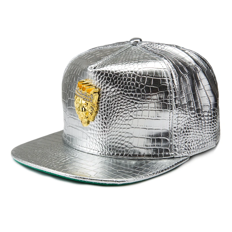 Бейсболка с логотипом Золотой головы льва модная повседневная Кепка из