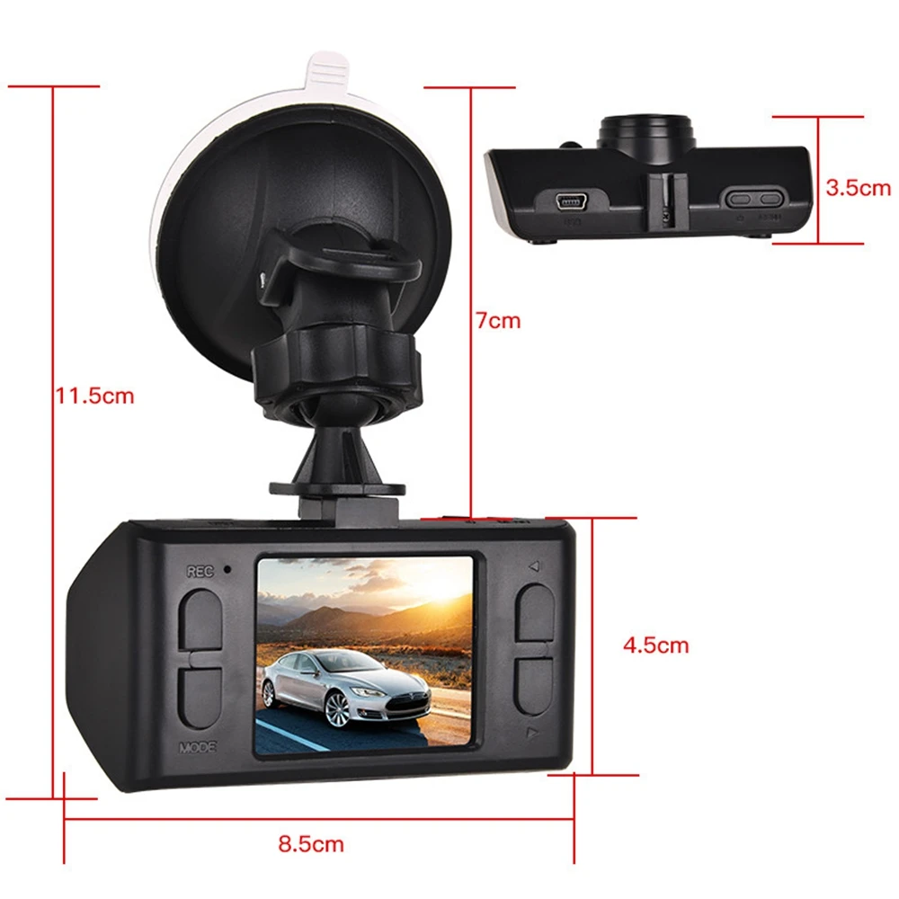 Автомобильный dvr тире камера Скрытая видео Вождение рекордер 2018 новейшее ночное