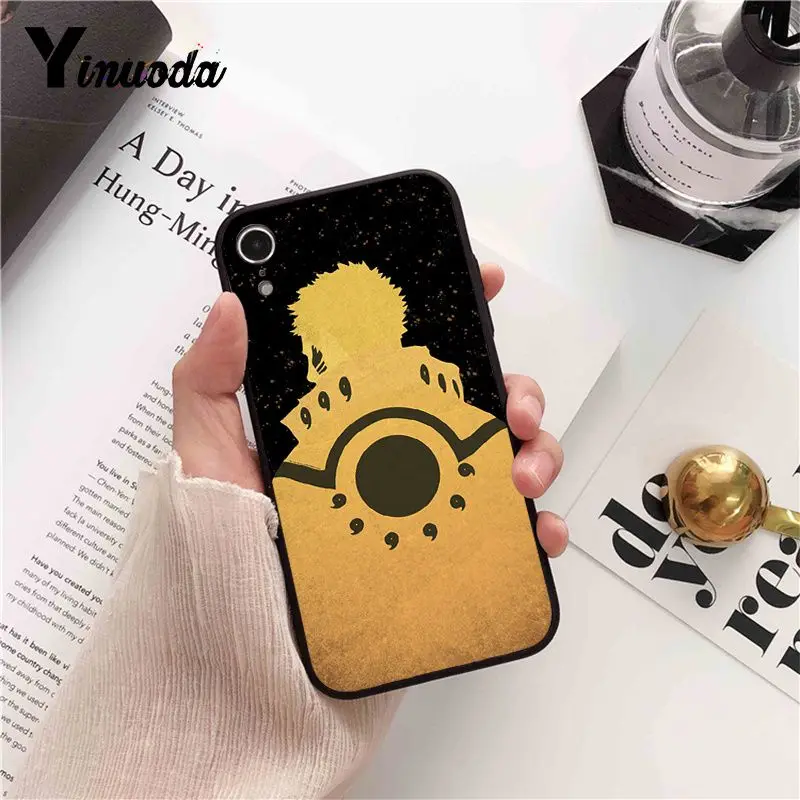 Новый чехол для телефона Yinuoda NARUTO Sasuke Uchiha Uzumaki Kakashi iPhone 8 7 6S Plus X XS MAX 5 5S SE XR