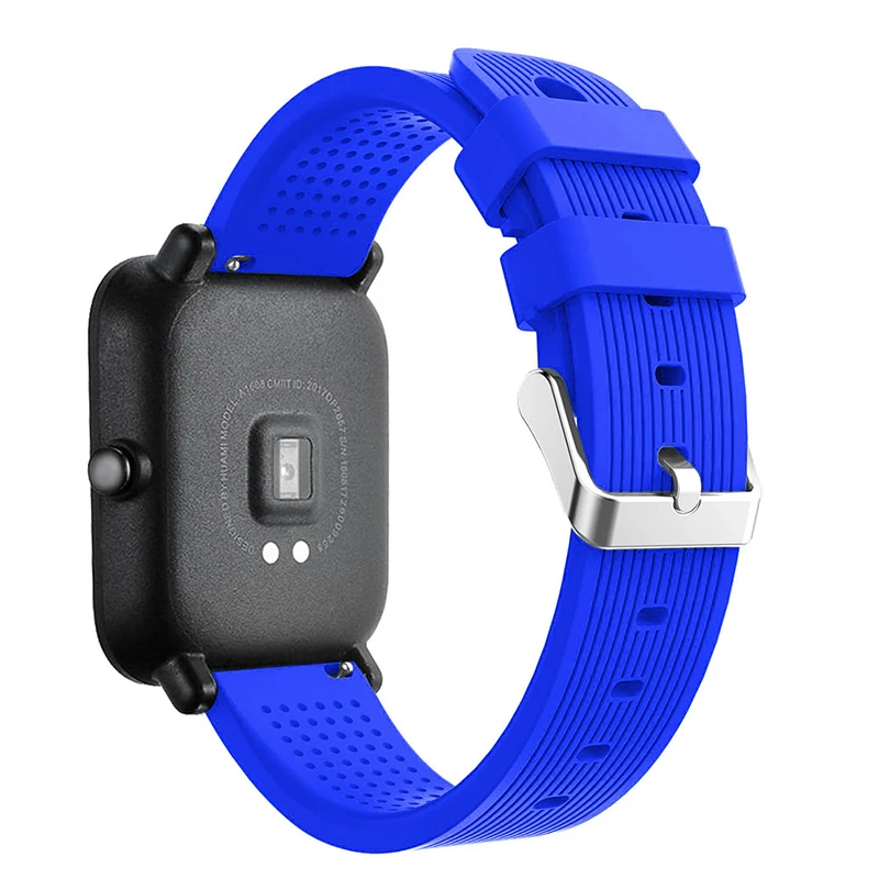 Мягкий силиконовый ремешок для часов Huami Amazfit Bip Youth для Xiaomi Huami Bip BIT PACE Lite Youth Band Bracelet ремешок 20 мм