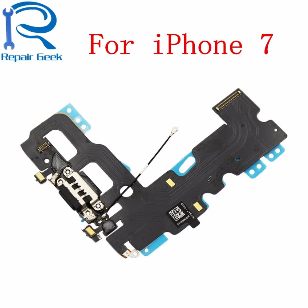10 шт./лот Новый зарядный порт док станция USB разъем гибкий кабель Замена для iPhone 7 7G