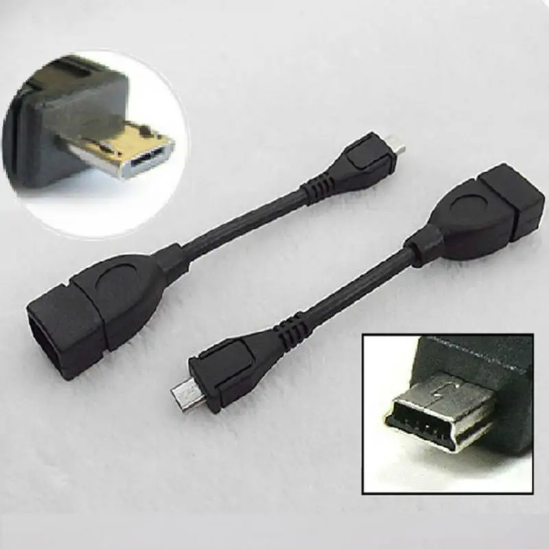Новый Micro USB A Женский к B Мужской конвертер OTG Кабель адаптер для телефона