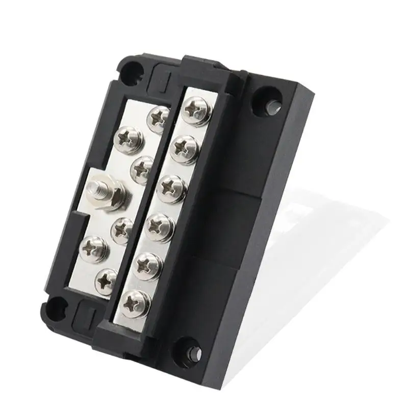 VODOOL DC32V 100A Автобус Бар 12 способ отрицательный автомобиль морской модульный блок распределения питания терминалы для АТР грузовик RV 6Way блок предохранителей