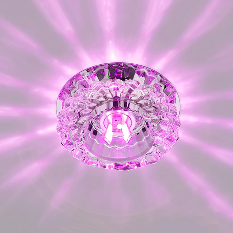 Светодиодный потолочный светильник для коридора хрустальное освещение гостиной