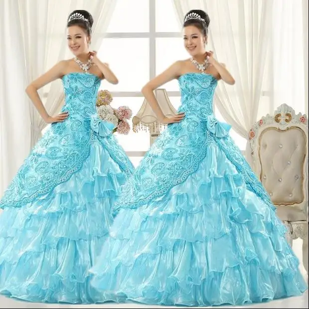 

Adult Cinderella Deluxe Dresses Paternity Suit Halloween Party Cosplay Costume