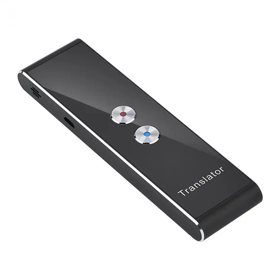Bluetooth 40 языков в режиме реального времени, речевой переводчик, 2,4 г, умный карманный переводчик, портативный для деловых поездок, обучения