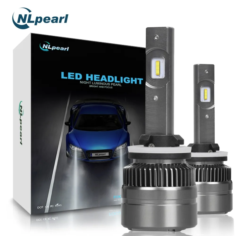 NLpearl 6000K 16000LM/пара Csp автомобильные лампы Туман H27 880 881 светодиодные для передних