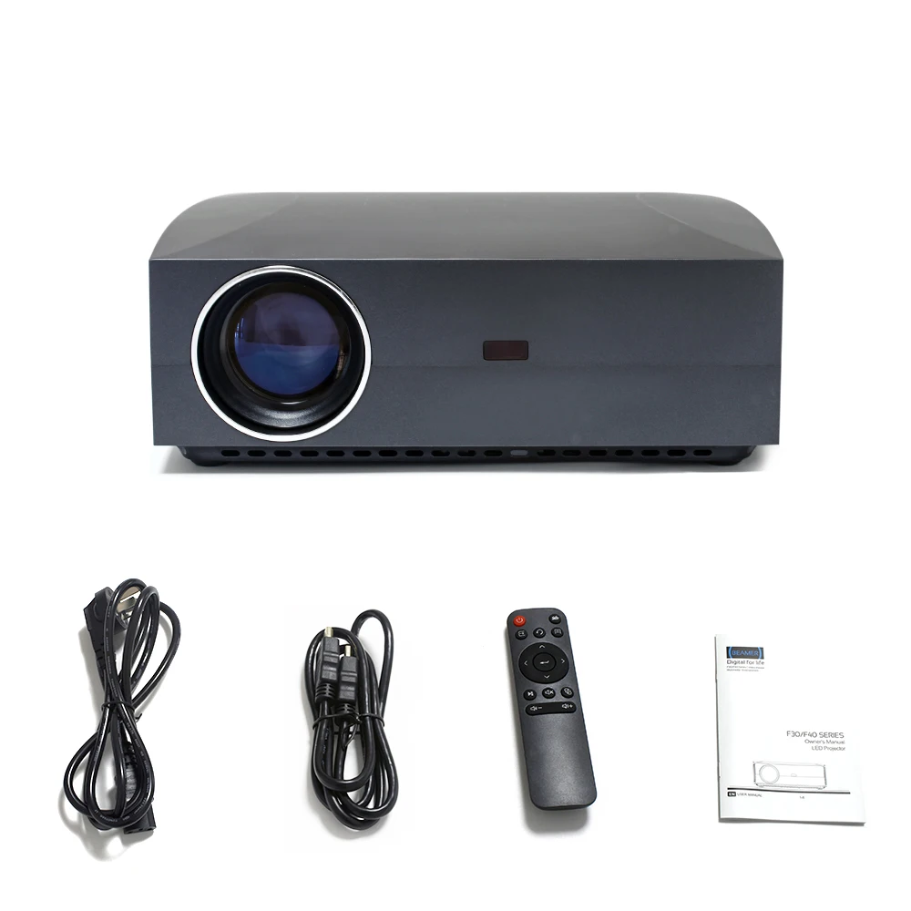F30/F30UP 1080P Full HD 4200 люмен 1920x1080 светодиодный lcd wifi ANDROID 6,0 2+ 16G проектор для домашнего кинотеатра видео проектор