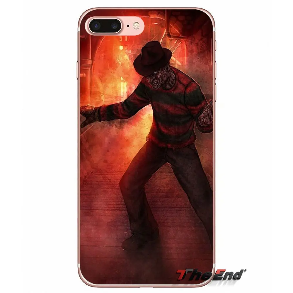 Для iPhone X 4 4S 5 5S 5C SE 6 6S 7 8 Plus Samsung Galaxy J1 J3 J5 J7 A3 A5 2016 2017 Freddy Krueger кошмар на Elm ТПУ