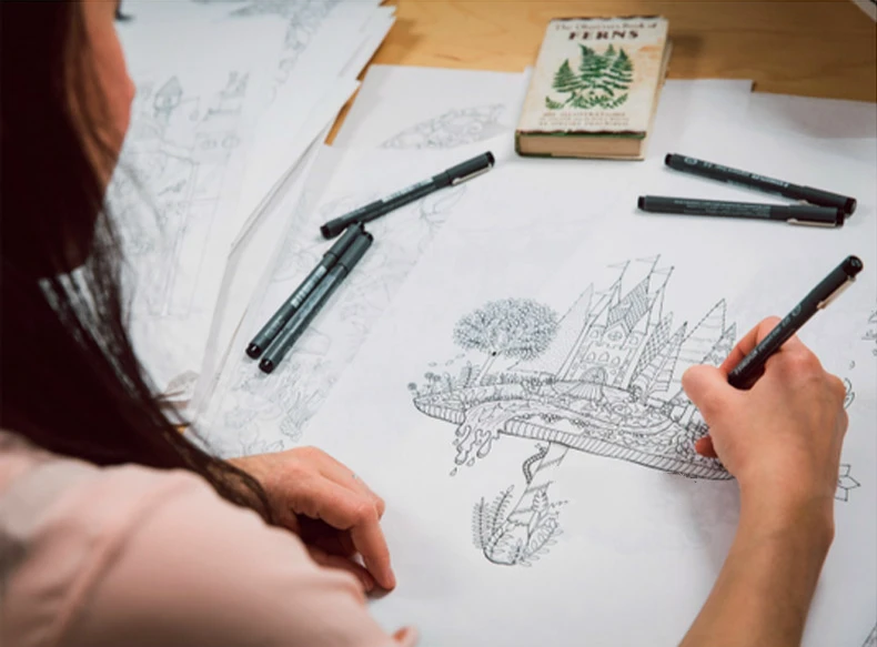 Германия Staedtler 308 пигментная гелевая подводка Ручка ручной разноцветный дизайн ручка для рисования ручка для подписи 0,05 мм 0,1 мм 0,2 мм 0,3 мм 0,5 мм 0,8 мм