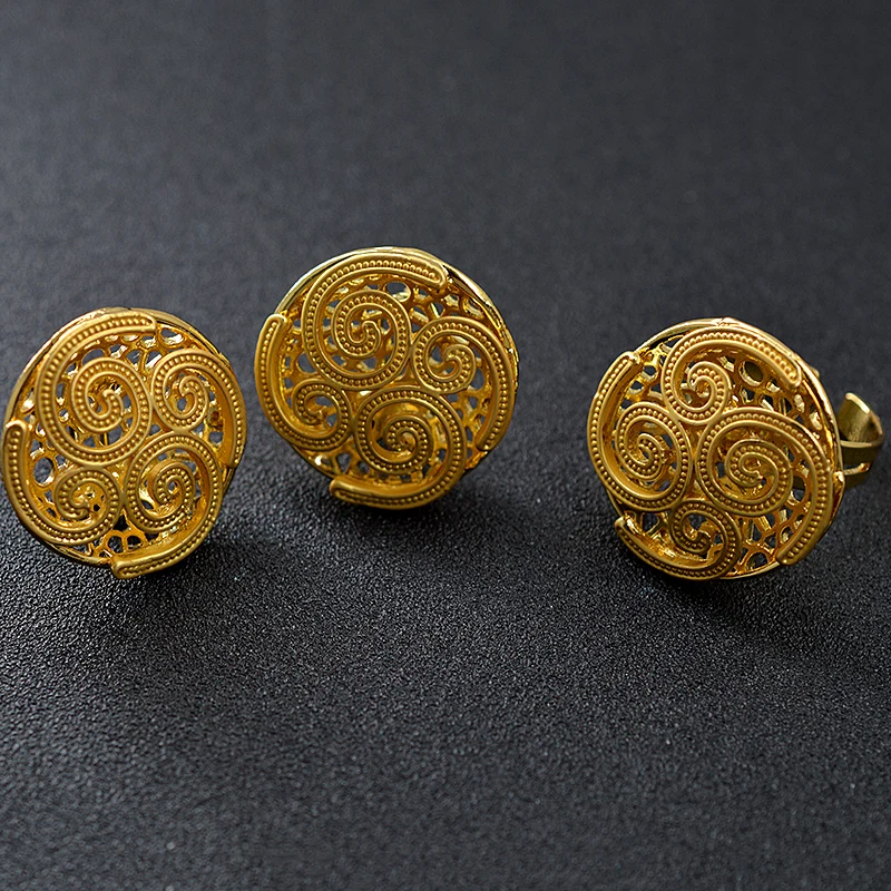 Sunny Jewelry этнические круглые свадебные комплекты ювелирных изделий ожерелье