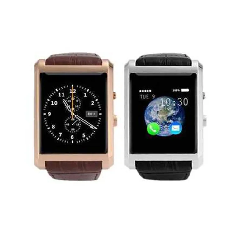 2016 Новый F8 Smartwatch Bluetooth Смарт часы Мужчины Смотреть Кожа Наручные Часы Мобильный