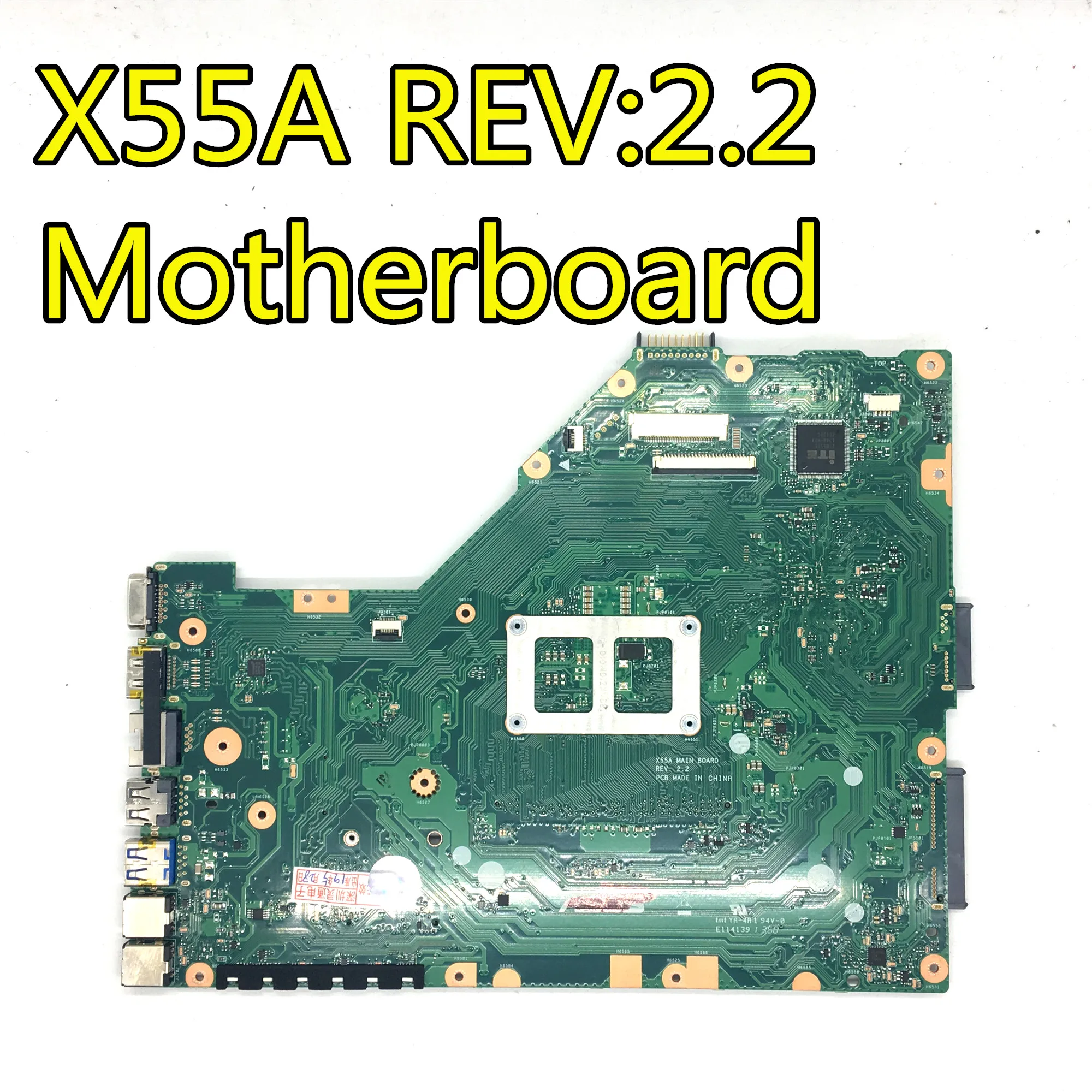 Материнская плата X55A REV: 2 1/2 HM70 DDR3 для ноутбука ASUS материнская тест материнской