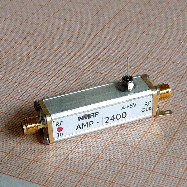 

AMP-2400 2.4 GH Low Noise Antenna Amplifier, LNA, 2400 MHz RF Amplifier