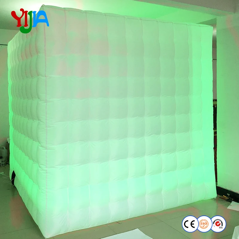 Свадебная вечеринка использование яркий сияющий LED 8 2 футов надувной фотостенд