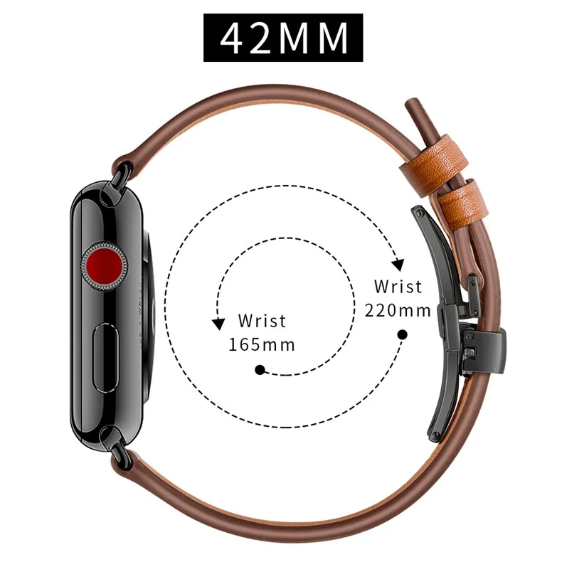 Кожаный ремешок для Apple watch band 5 4 44 мм 40 мм iwatch band 3 2 1 42 мм 38 мм браслет correa Сменный ремень для часов 5 4 3 2