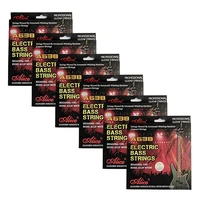 6sets alice electric bass strings hexagonal core nickel alloy wound a6384 m
