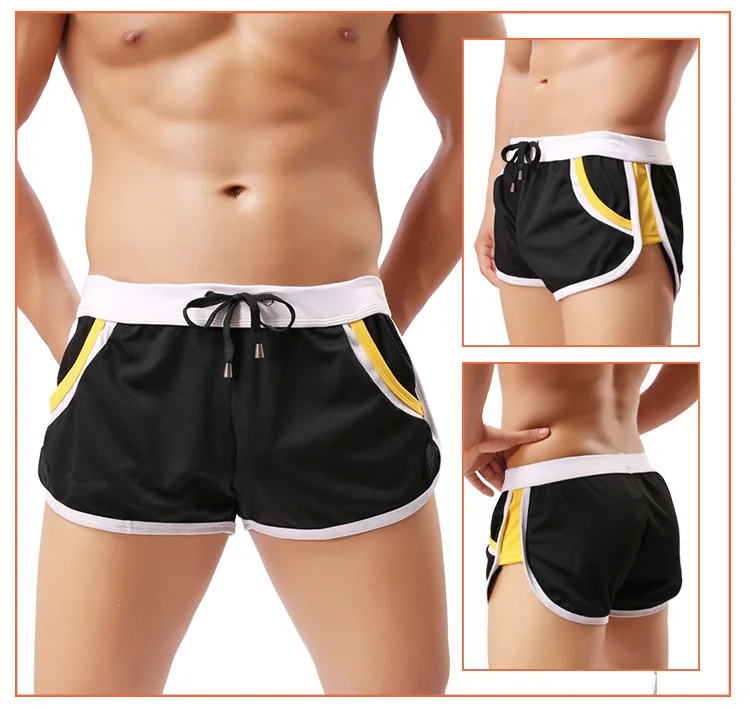 2019 мужские пляжные шорты в полоску дышащие с эластичной резинкой на талии