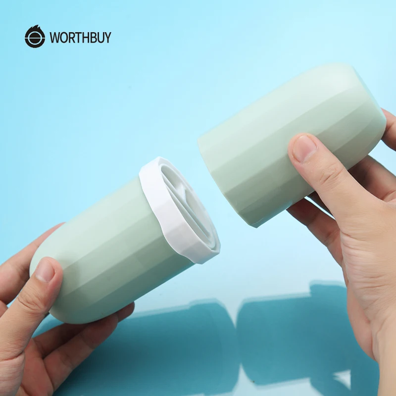 WORTHBUY креативная чашка для зубной щетки портативная ванной комнаты пластиковый