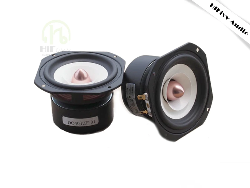 Hi Fi аудио 4 дюймовый квадратный Полнодиапазонный динамик бумажный конус