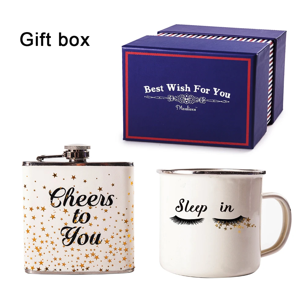 Модные фляга 6 унций пищевая промышленность Класс карманных фляжек из