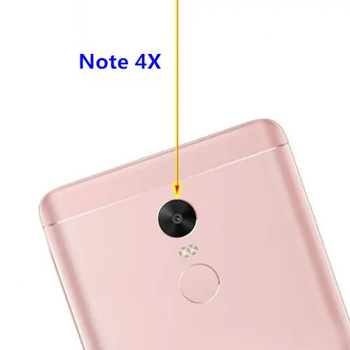 Чехол для задней камеры Ymitn стеклянный чехол объектива с клеем замена Xiaomi Hongmi Note 4X