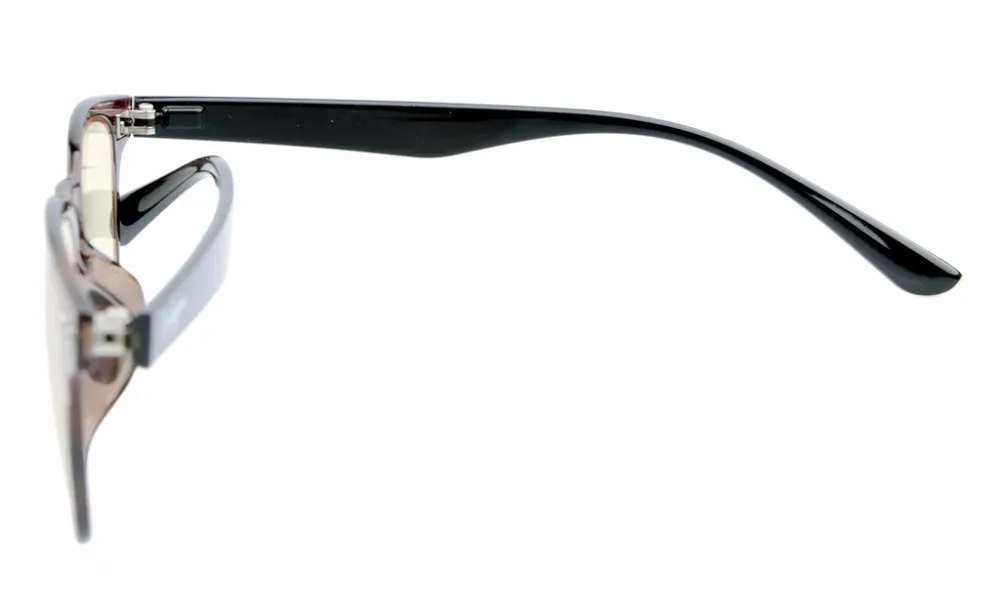 CG079 Eyekepper Винтаж Flex легкая пластиковая оправа Компьютер очки для чтения читателей желтые тонированные линзы