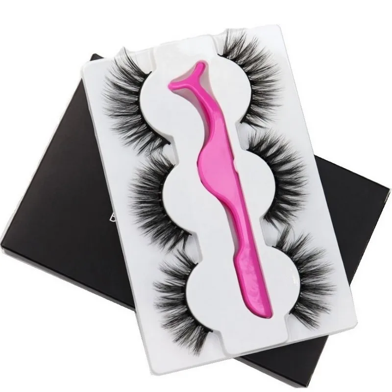 3 пары накладных ресниц пушистые Толстые Длинные Накладные ресницы для глаз с 1