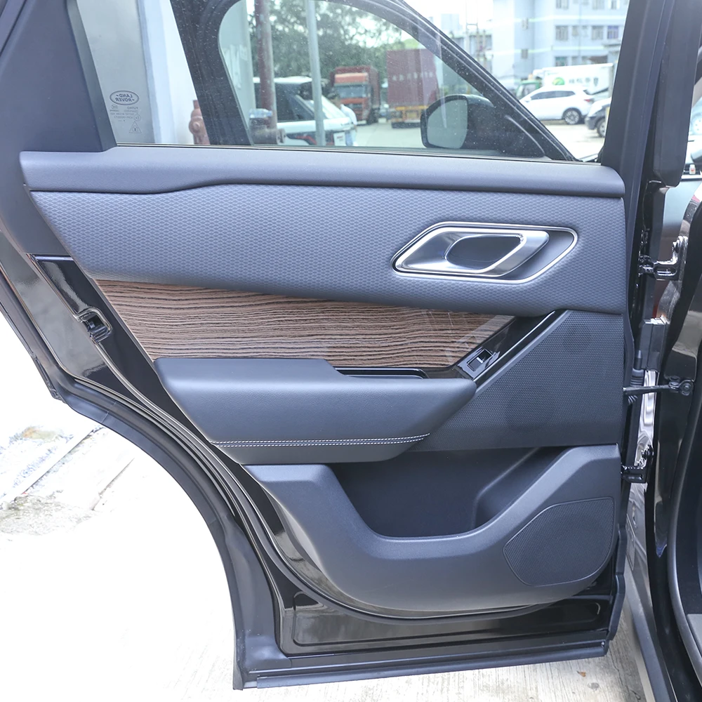Sands Wood Grain Style Car Interior Door Decoration Panel Cover Trim For Land Rover Range Velar 2017-2018 Accessories | Автомобили и