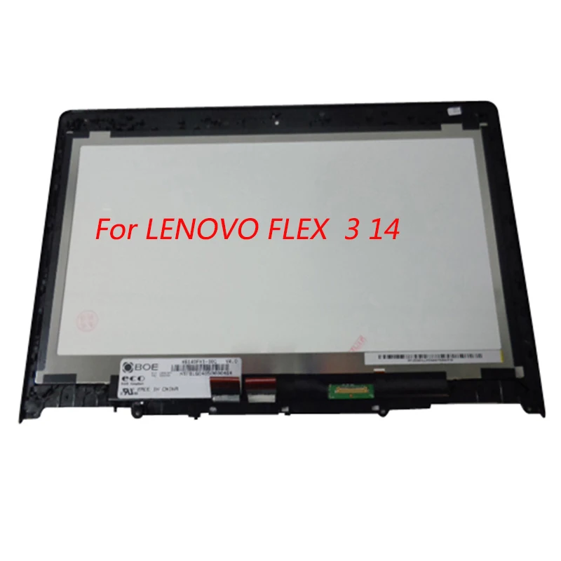 Для ноутбука Lenovo Flex 3 14 ЖК-дисплей с сенсорным экраном и рамкой FHD дюймов 5D10H34771 |