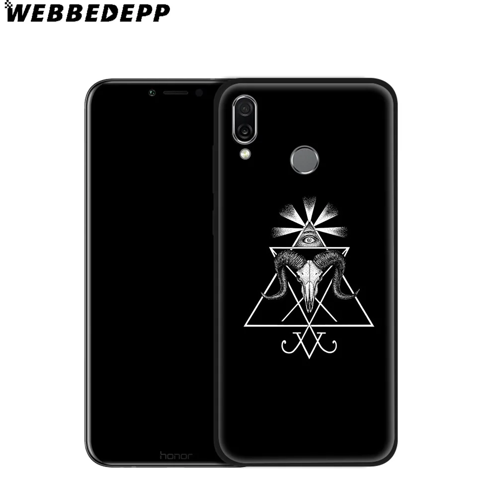 WEBBEDEPP Devil Satan Soft Case for Huawei Mate Honor 20 6A 7A 7C 7X 8 9 9X 10 View Lite Pro 30 |