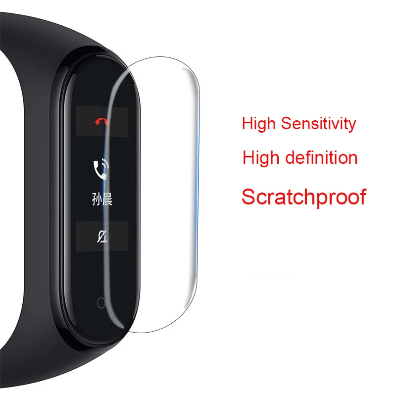Оптовая продажа 10 шт. mi Band 4 браслет экран защитная пленка ТПУ мягкий полный нано HD