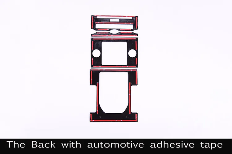 Для Land Rover Дискавери 4 LR4 2010- автомобильный Стайлинг ABS черный глянец центральная консоль переключения передач рамка Накладка аксессуары