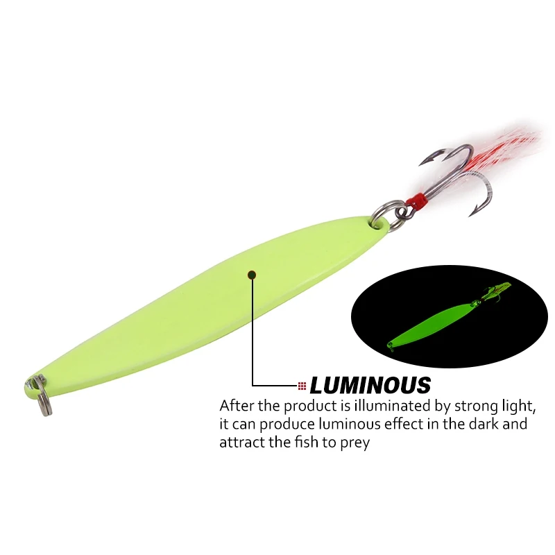 SEAPESCA 1 шт. 10 г/15 г/20 г металлическая ложка приманка рыболовная Pesca Peche Wobblers Isca