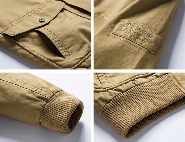 

LONMMY Bomber jacket men Cotton streetwear Casual Outerwear coat Military mens jackets and coats chaqueta hombre army green slim