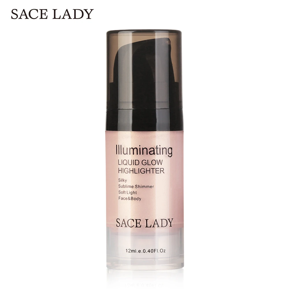SACE LADY Liquid Highlighter Makeup Bronzer Illuminator Make Up Contour Glow Kit for Face and Body Long Lasting | Красота и здоровье