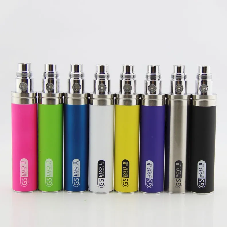 10 шт./лот GS EGo II 2200 мАч 3200 vape батарея электронные сигареты обновленная EGO I Week для 510
