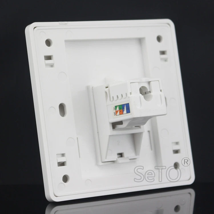 SeTo 86 Тип RJ45 Cat5e сетевая Ethernet LAN панель Выходная настенная пластина гнездо Keystone