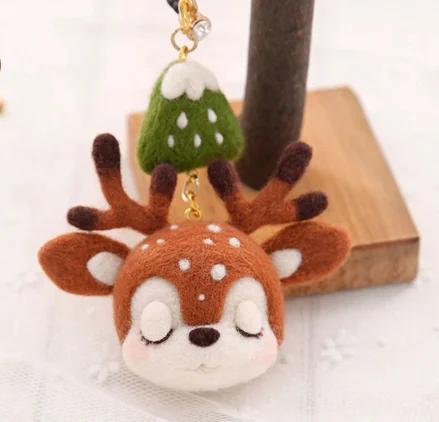 Милый комплект с изображением оленя животных из мультфильма шерстяной набор для