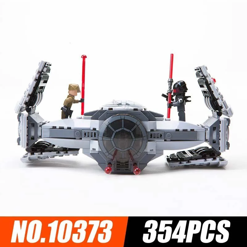 10373 Star Wars сборка пластиковых строительных блоков серии TIE Senior прототип машина