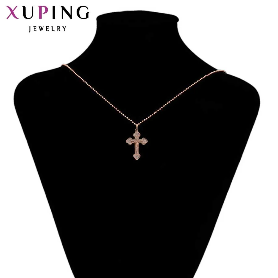 Xuping модная подвеска в виде религиозного Креста с синтетическим фианитом