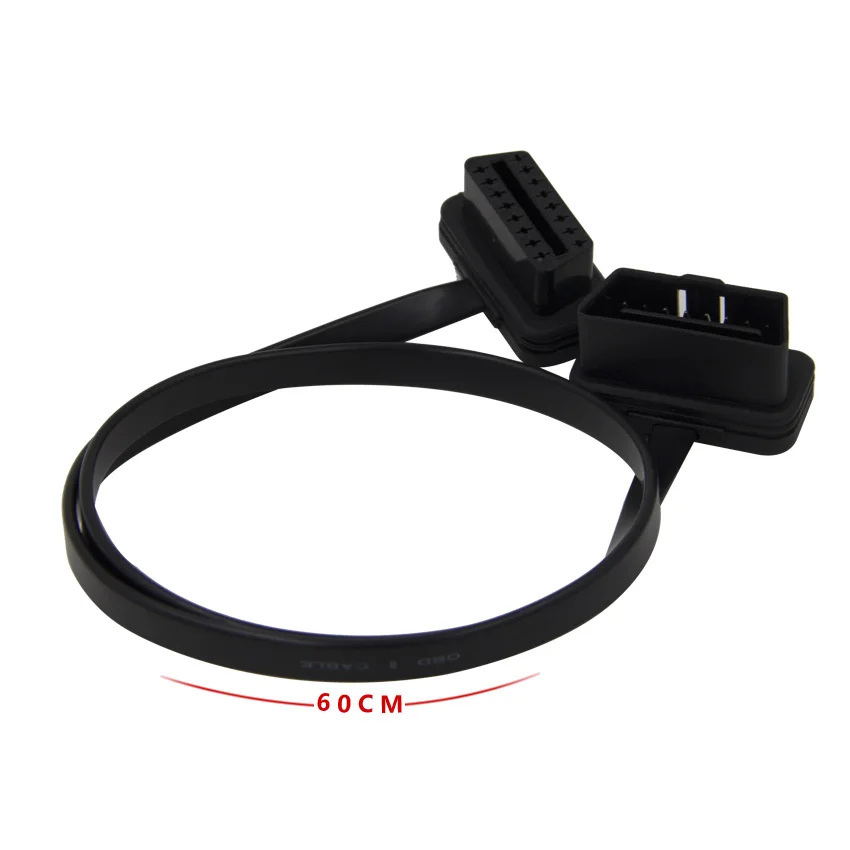 Obd2 кабель OBD2 16 pin типа папа женские туфли на плоской подошве Удлинительный 1 в 2