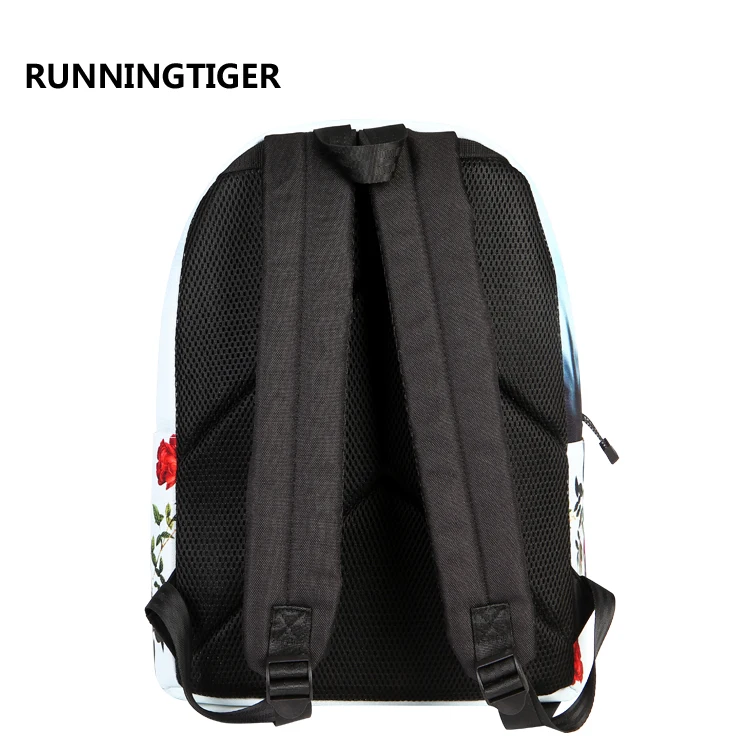 

Preppy Girls School Backpack Nylon Student Zipper Bags Cute Cate Printing Backpack Sac Casual Backpacks Teenagers Mochila