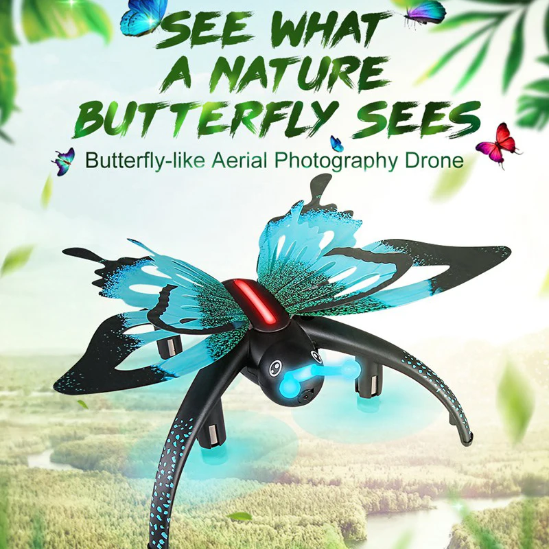 JJRC H42 WI FI FPV RC Дрон с 720P HD Камера вертолет 6 осевой Gyro установка в виде бабочки типа